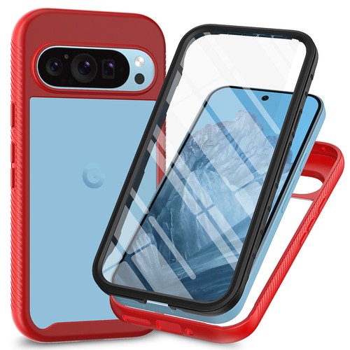For Google Pixel 10Pro XL 10 9a 9Pro XL 8 Full Clear hard back hard Silicon case - Picture 7 of 12