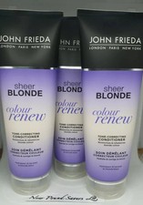 John Frieda Sheer Blonde Colour Renew Tone Correcting Conditioner 3x 250ml
