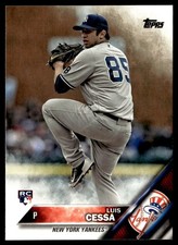 2016 Topps Update Luis Cessa Rookie New York Yankees #US18