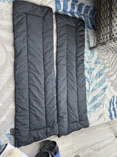 Back On Track Pillow Wraps Black. Pair