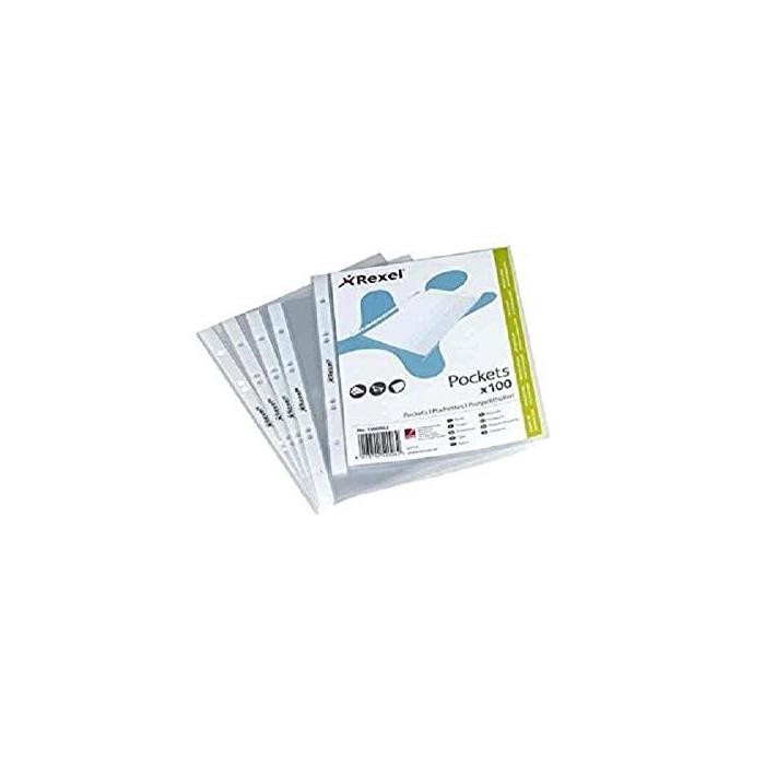 Pochettes transparentes A5 Rexel Premium au grain lisse pour protéger vos dossiers importants