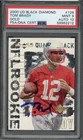 2000 UD BLACK DIAMOND GOLD TOM BRADY RC #/500 PSA 9 AUTO 10 POP 1