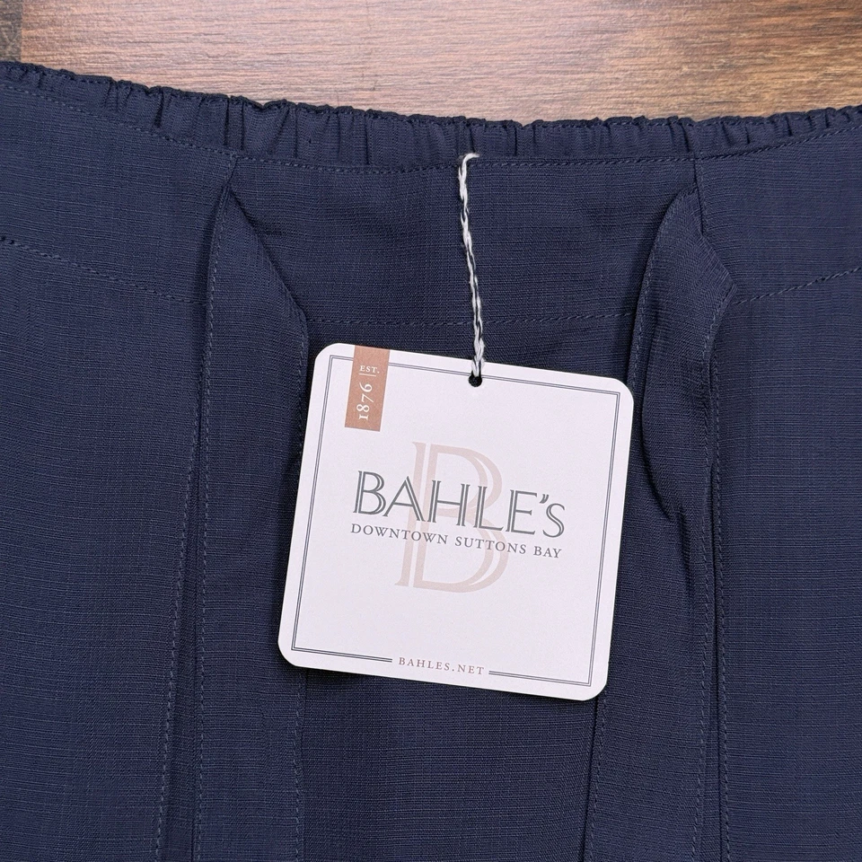 Falda Royal Robbins Ajuste Estándar Mediana Azul Bergen Cordón Bolsillos con Cremallera Nueva Foto 4 de 4