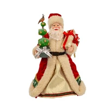Kurt Adler Fabriché Musical 12 Days Of Christmas Santa, 10.5"