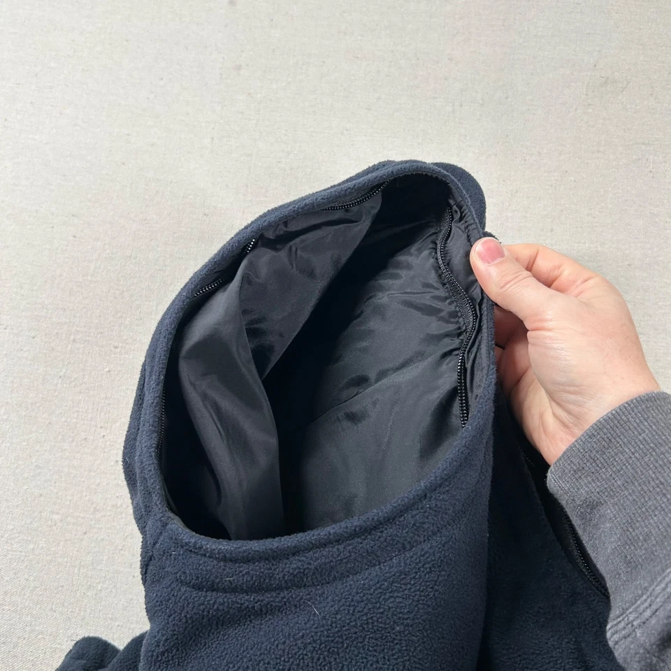 5.11 Tactical Series Vest Mens XL Fleece Conceal Carry Full Zip Off Sleeves Navy - Image 3 of 4