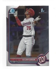 ELIJAH GREEN  2022 BOWMAN DRAFT  BDC-23 1ST BOWMAN CHROME BASE  H876