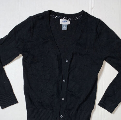 Preowned- Old Navy Button Front Cardigan Girls (Size M/8) - Picture 2 of 8