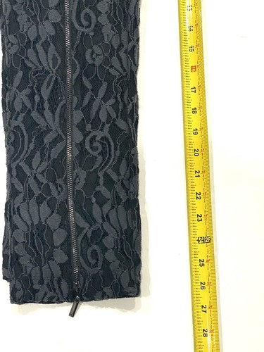 Marciano By Guess Lace Pants Womens Size 2 Tia Floral Black Gray Sheer NWT $178 - Picture 8 of 12