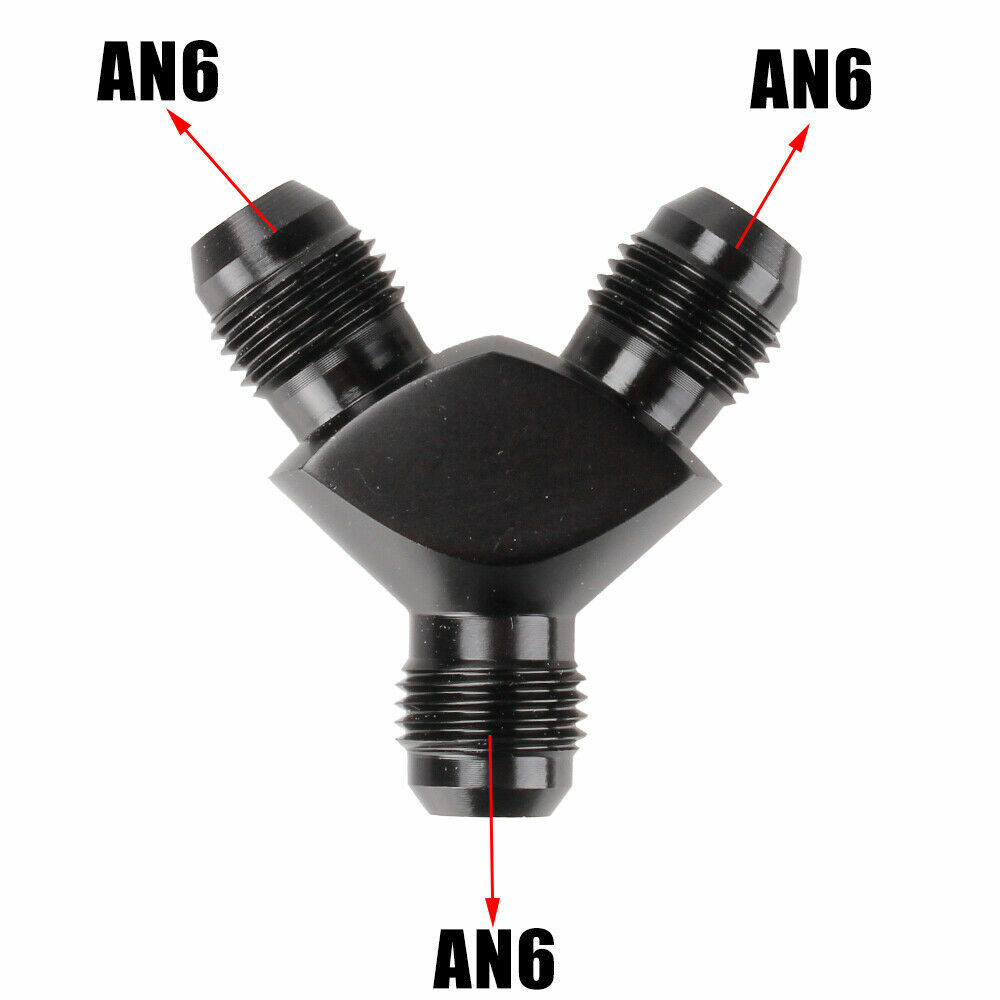 AN6/AN8/AN106AN 8AN 10AN Y Block Fuel Y Fitting Junction Coupler