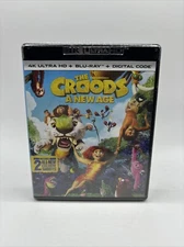The Croods A New Age 4K HD Blu-ray Clark Duke New Dolby Widescreen