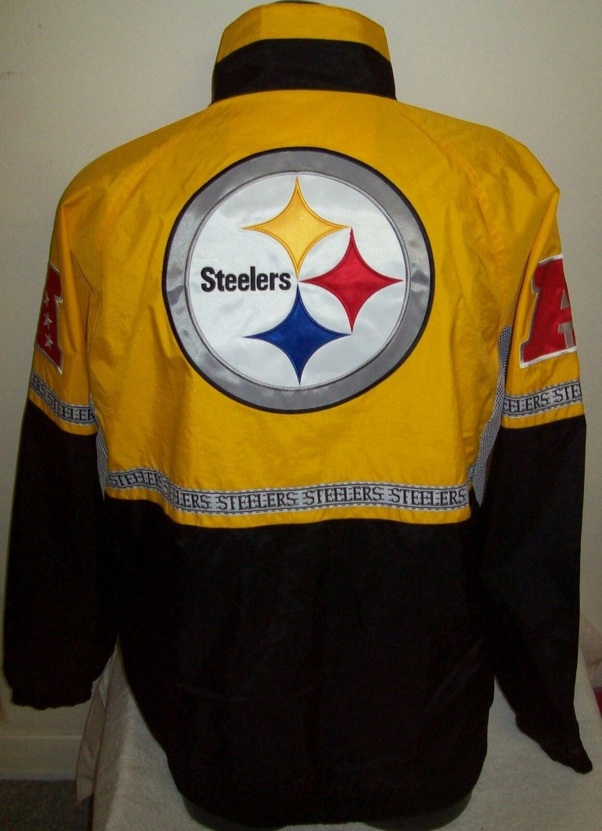 PITTSBURGH STEELERS Starter Full Zip Jacket SUMMER/FALL M L