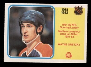1982-83 O-PEE-CHEE #243 WAYNE GRETZKY NHL SCORING LEADER EDMONTON OILERS HOF