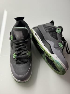Air jordan retro 4 green glow gr. 37,5 | eBay.de