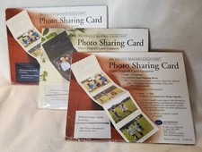 Creative Memories Photo Sharing Cards W/ 5 4x6 Photo Mounting Sleeves Set Of 3