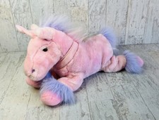 Animal Alley Unicorn Plush Pink Purple Commonwealth Toy Silver Glitter Star Horn