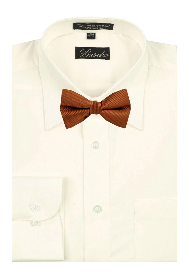 Pajarita de diseñador 100 % seda con cordón naranja para hombre - nueva con etiquetas Foto 2 de 3