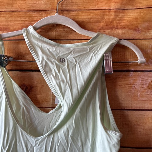 Lululemon Shoulder Cut Out Yoga Tank NWT Size 4 (Kohlrabi Green) - Picture 6 of 6