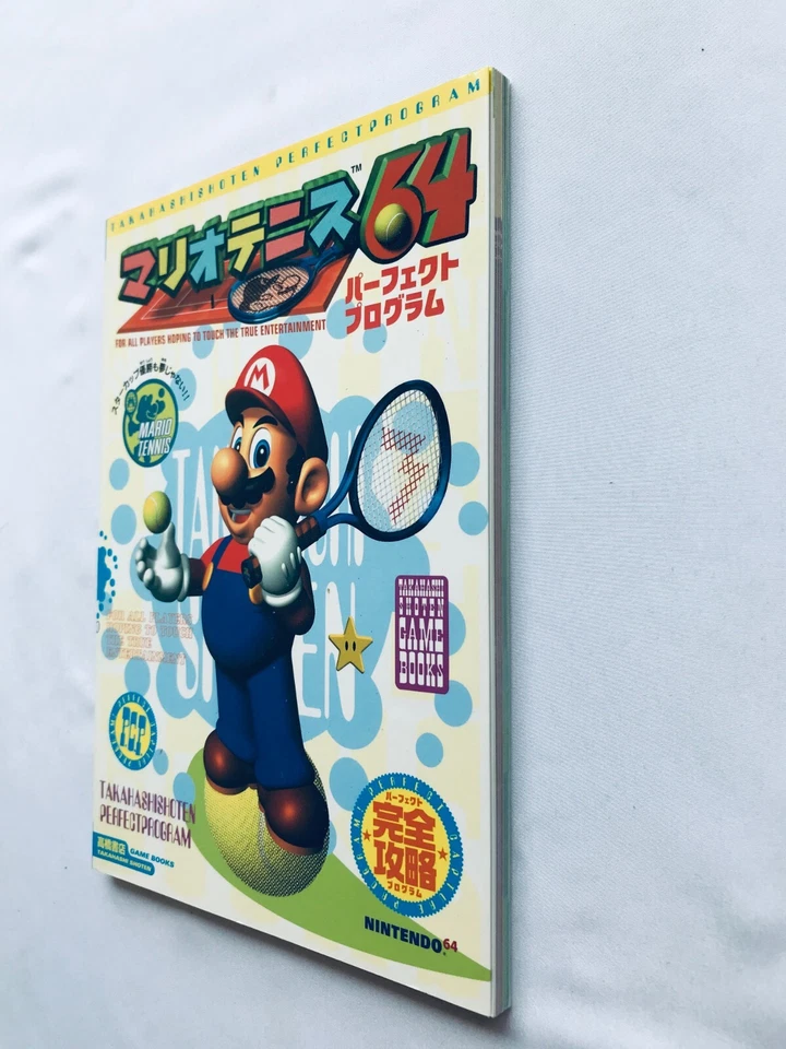 Mario Tennis 64 Perfect Program Guide Libro de Estrategia Primera Edición N64 Nintendo Foto 2 de 4