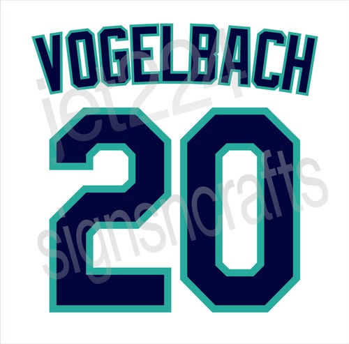 Seattle Mariners DECAL STICKER 2010s Hernandez Seager Cruz Cano Haniger Saunders - Picture 22 of 24