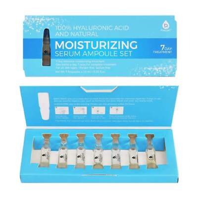 100% Hyaluronic Acid & Natural Moisturizing Serum Ampoule Set