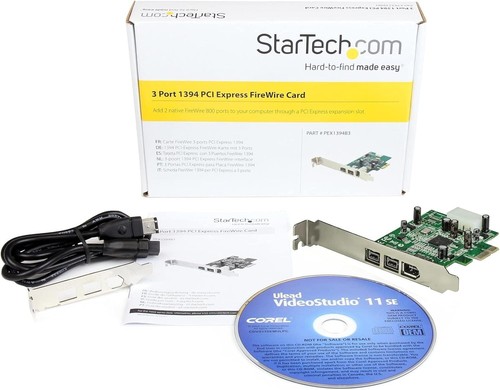 Dual 800 Mbps FireWire PCIe Card Adapter - 3 Ports for Enhanced Connectivity - Photo 10/10