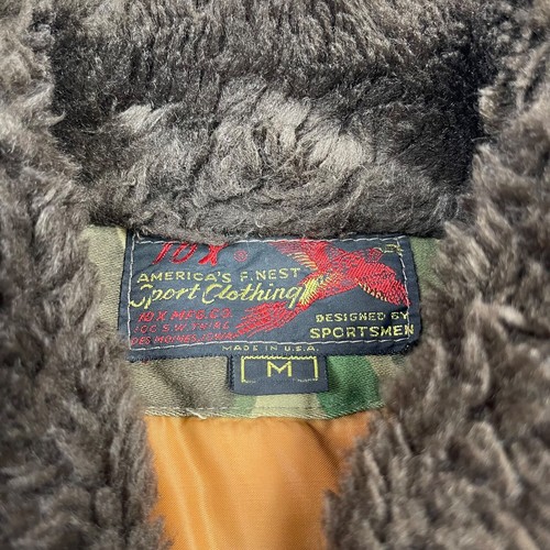 Chaqueta de Caza de Camuflaje de Colección 10X para Hombre Mediana Cremallera Completa Aislado Puño de Tejido - Imagen 3 de 12