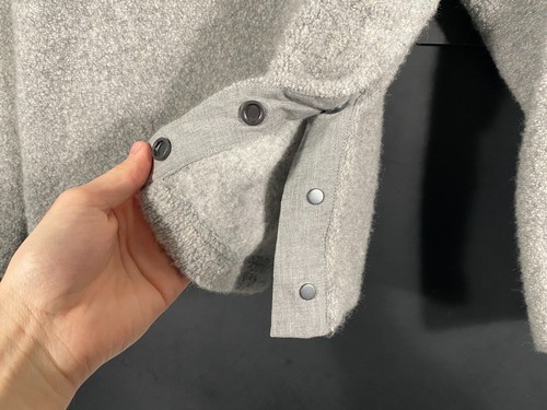 Wings+Horns Tactical Fleece Pullover Heather Grey mens size Medium - Picture 4 of 8