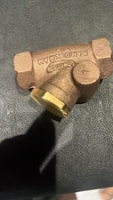 1/2" United Brass Works Swing Check Valve