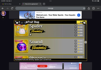 Blox fruits account perm kit, dough,portal,spider,sound. Second sea all gamepass