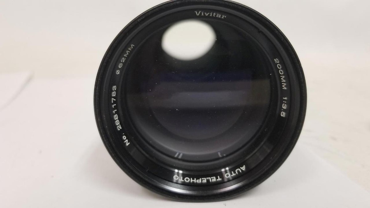 Vivitar 200mm F/3.5 Auto Telephoto for Canon FD 単焦点レンズ VIVITAR 200MM F3.5 TELEPHOTO LENS FOR CANON FD MOUNT | eBay