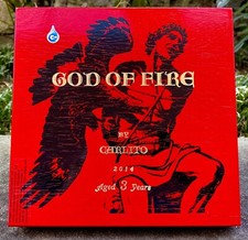 God of Fire, by Carlito Empty Cigar Box, No Cigars