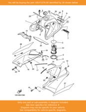 YAMAHA Scoop, Air 2, 10S-F137X-30 OEM XT660X