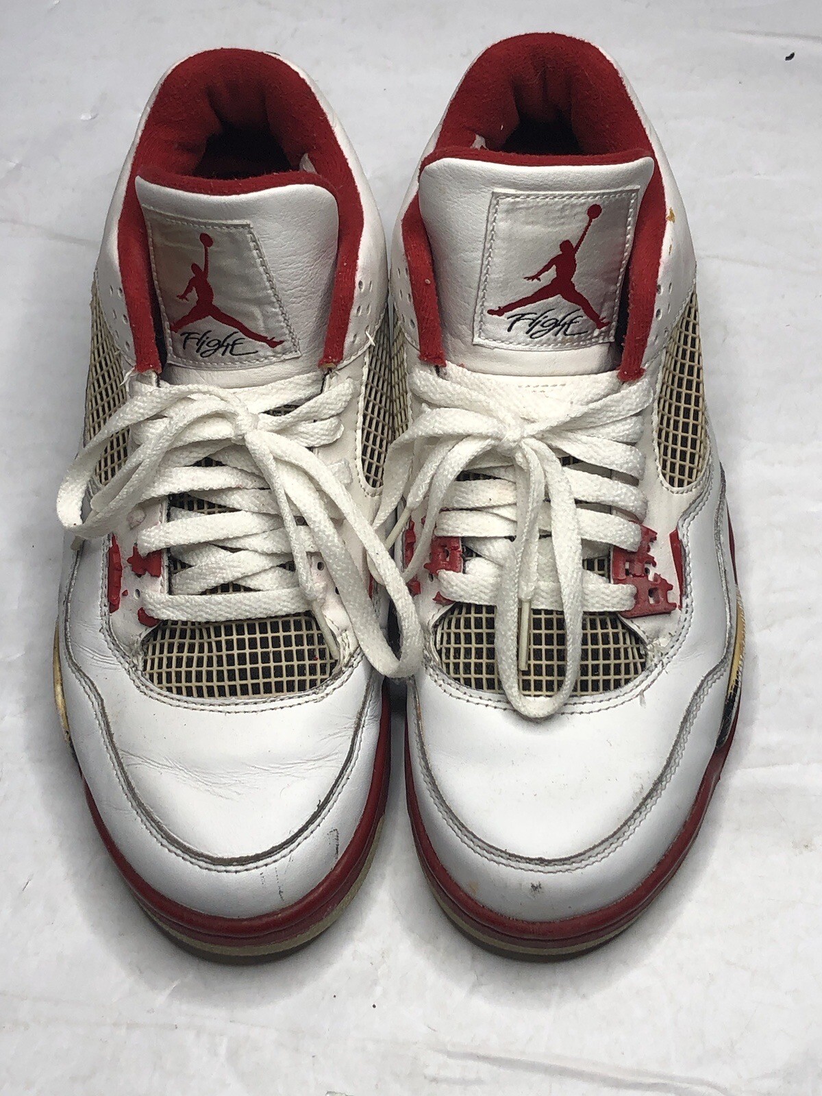 Nike Air Jordan 4 Retro Mars Blackmon White/Red 2006 Sz 9 308497162