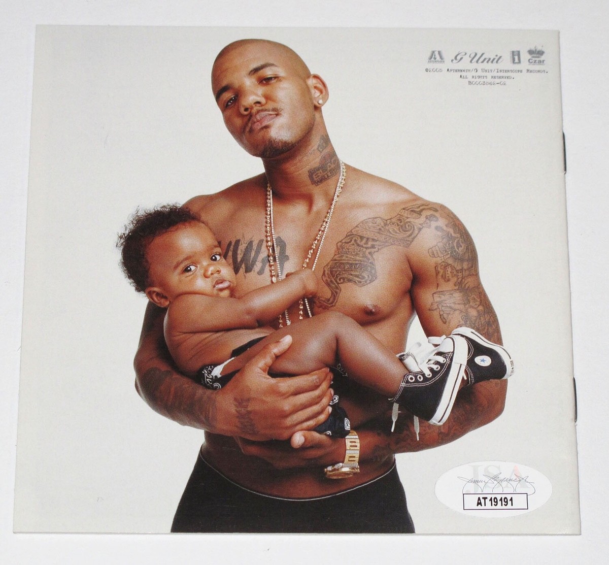 The game サイン入りCD Rapper THE GAME signed 