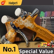 Devilbiss Golden Spider Te20 Spray Gun - 1.3mm Nozzle 600ml Lvmp Paint Tool