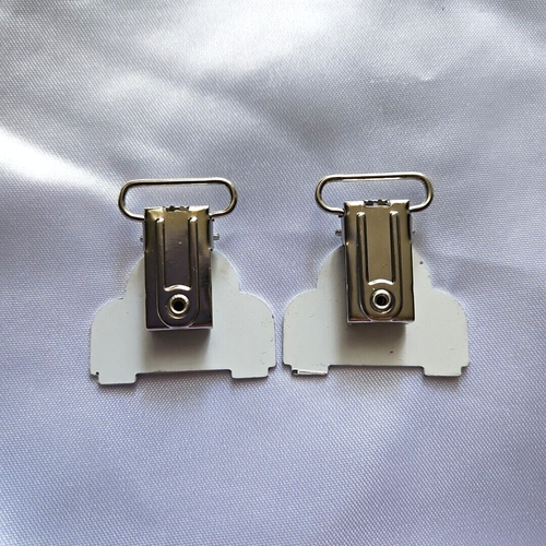 VTG Car Teeth Clip Suspenders Belt Clips Replacement Garter Clips Set NEW - Picture 2 of 3