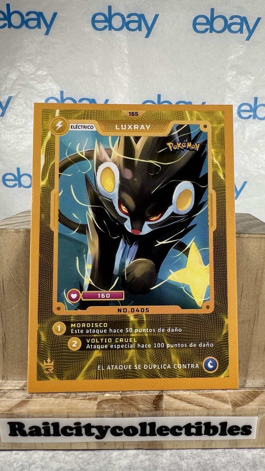 CARD POKEMON MASTER JOURNEYS 3R #165 LUXRAY 2023 PERU Edition TCG