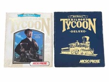 Sid Meiers Micro Prose Railroad Tycoon Lot 1990 Deluxe 1993 Edition PC Floppy