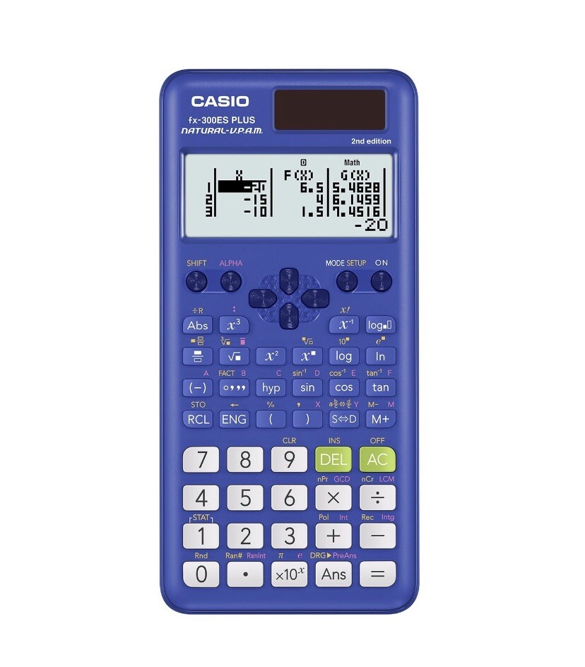 CASIO FX-300ES PLUS-BU Scientific Calculator Natural Textbook