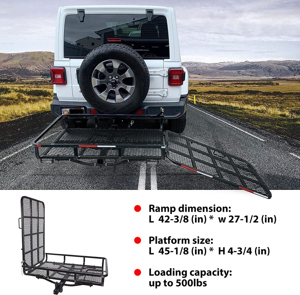 Mobility Electric Wheelchair Hitch Carrier Mobility Scooter Loading ...