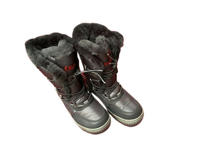 S.Oliver Winterstiefel Winterboots Boots gefüttert Schwarz Größe: 36