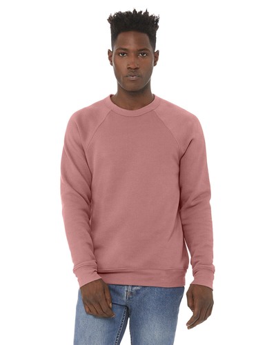 Bella Canvas 3901 Unisex Blend Sponge Fleece Raglan Crewneck Sweatshirt XS - 2XL - Picture 37 of 42