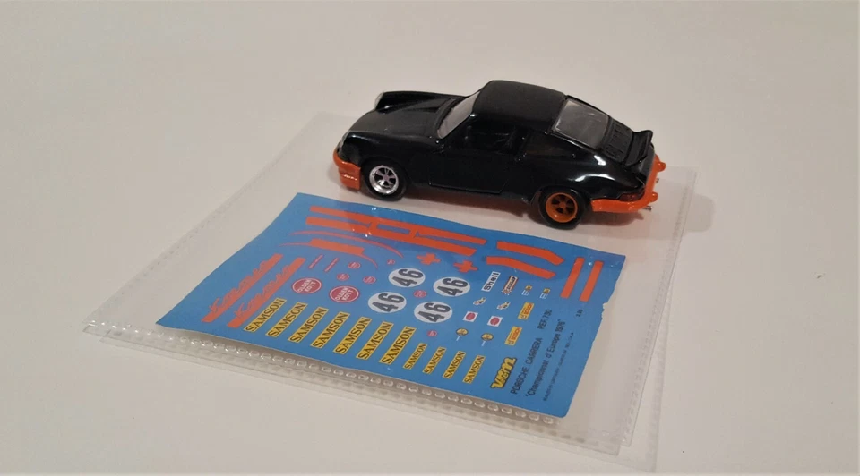 PORSCHE CARRERA RS - VEREM art. 63 - 1:43 - CAMPIONATO D'EUROPA '76 - DECALS - Immagine 3 di 4