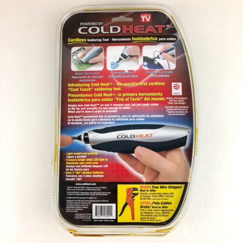 Cold Heat CORDLESS SOLDERING TOOL Carrying Case AS SEEN ON TV New Sealed Craft - Picture 5 of 7