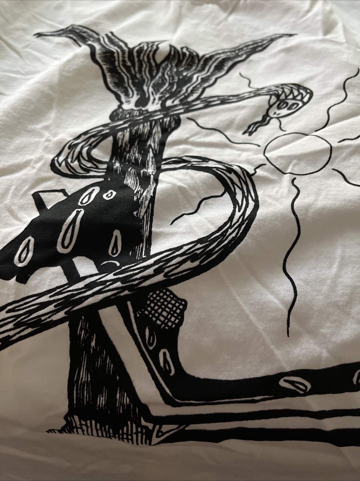 SAINT LAURENT MAGLIETTA SAN LAURENT PARIS SERPENTE ALBERO DELLA VITA YVES MEDIUM YSL SHIRT AUTENTICA