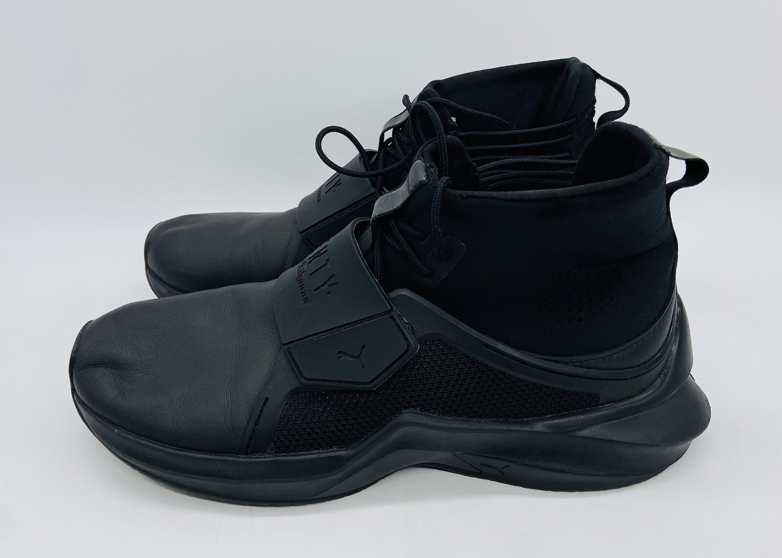 Puma Fenty by Rihanna Women's Ignite Black Lace-Up Trainers; 7 thumbnail 4