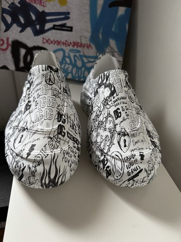 Dolce & Gabbana Juguete Graffiti Estampado Zapatillas bajas Reino Unido 10 PVP £650 - Imagen 2 de 7