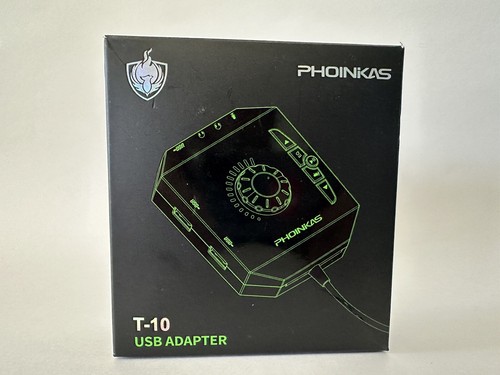 External Sound Card, PHOINIKAS T-10 USB Audio Adapter for PC Windows, Mac, Linux