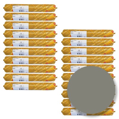 Dichtstoff f. Hochbaufugen Sikaflex PRO-1 Mittelgrau, 20 Schlauchbeutel a 600 ml