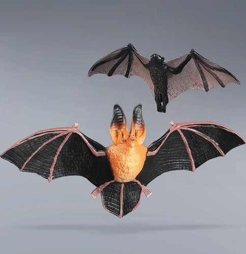 Pvc Bat Toy Set of 2 Bat Animal Toy PVC Action Figure Doll Kids Toys Party Gifts | eBay